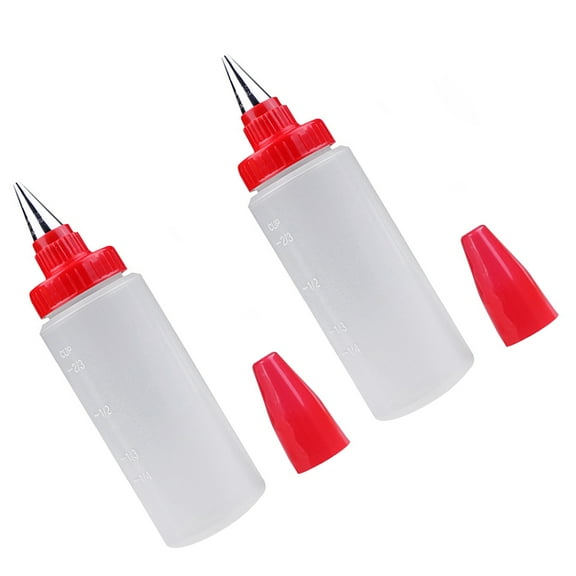 BESTOYARD Dessert Decorating Bottles Diy Cake Decorating Assorted Color 2Pack