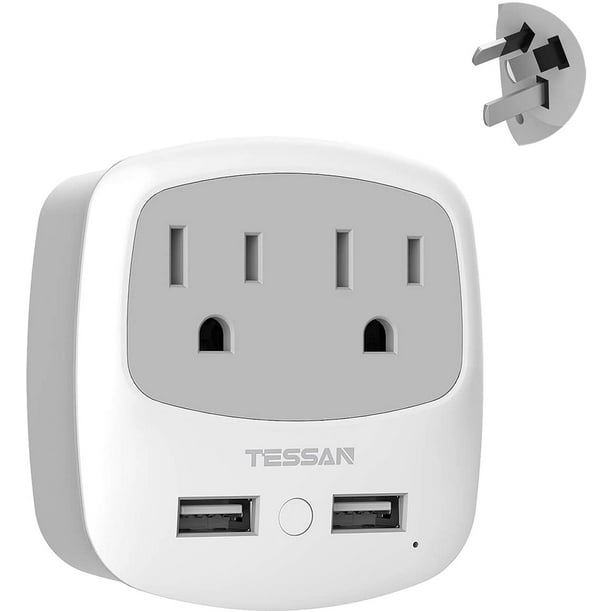 Tessan Travel Adaptor With 2 Usb Ports American S China Australia New Zealand Power Plug Adapter Us To Australian Au Fiji Argentina Charger Type I Com - Best Usb Wall Charger Australia Tessan Travel Adaptor With 2 Usb Ports American S China Australia New Zealand Power Plug Adapter Us To Australian Au Fiji Argentina Charger Type I Com - Best Usb Wall Charger Australia