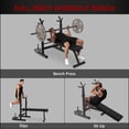 thumbnail image 4 of Soozier Banc de musculation réglable pliable avec support d'haltères et station de trempage, 4 of 10