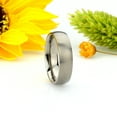 thumbnail image 3 of 6MM Comfort Fit Titanium Wedding Band Classic Domed Ring (Size 5 to 12), 3 of 3