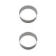 thumbnail image 2 of Advancent Mousse Ring Cake Mold Acero inoxidable Multi tamaño Fondant Cookie Bakeware Cupcake Die Tools Hornear en el hogar 6 pulgadas (1.2 mm) 2piezas, 2 of 6