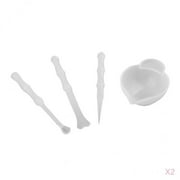 8x Reusable Silicone Mixing Cup Stirrers for Epoxy Resin Jewelry Making Tool