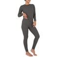 thumbnail image 5 of Fruit of the Loom Women's and Women's Plus Long Underwear Thermal Waffle Top and Bottom Set, 5 of 12