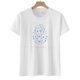 thumbnail image 2 of Tops con estampado de Pascua de manga corta con cuello redondo para mujer Fridja  bn4607, 2 of 6