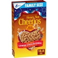 thumbnail image 3 of (2 pack) Honey Nut Cheerios, Heart Healthy Gluten Free Breakfast Cereal, Family Size, 18.8 oz, 3 of 16