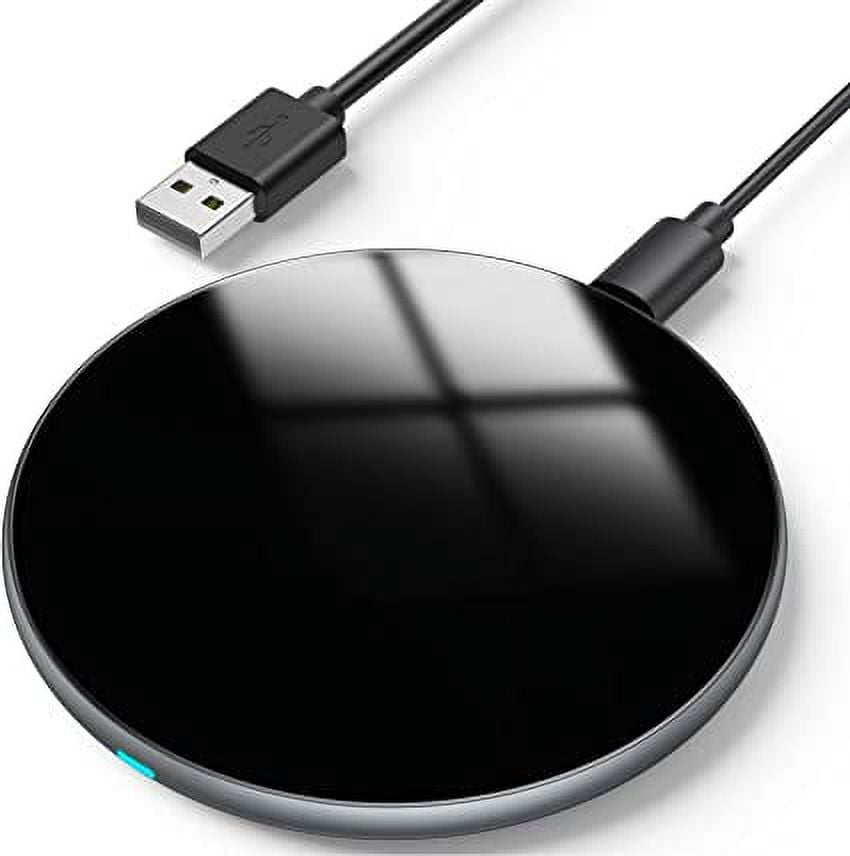 Jinsinto 15W fast wireless charger, Qi induction charger compatible with multiple smartphone models