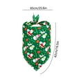 thumbnail image 3 of LIORAGLJ 25.6x16.5in Double-Sided Christmas Pet Bandana Scarf for Dogs and Cats with Reversible Santa and Tree Patterns for Holiday Parties Daily Walks and Gift Giving, 3 of 6