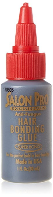 Salon Pro Hair Bond Glue, Black, 1 Oz 