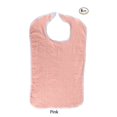 thumbnail image 1 of Adult Terry Cloth Bib With Velcro Closure Size 18 X 30 - 6 Pack (Pink), 1 of 1