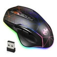 thumbnail image 1 of APPIE M30 Wireless Gaming Mouse, Rechargeable Computer Mouse Mice with Ergonomic Palm Rest, Rainbow Backlit Lights, 4 Levels DPI up to 3200, USB 2.4GHz Optical Mice for PC Laptop Desktop Gamer, 1 of 10