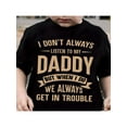 thumbnail image 1 of I Don'T Always Listen to My Dad Print 100% Cotton Boy T-Shirt, 1 of 6