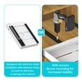 thumbnail image 3 of STORKING Expandable Pull Out Cabinet Organizer 21" Deep, White Adhesive Pull Out Drawers for Cabinets 12.6"W - 20.5"W, No Drill Expandablet Drawer for Kitchen, Pantry, Bathroom, 3 of 6