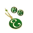thumbnail image 2 of Wicked Gold Plated Elphaba Earring & Necklace Set, 2 of 3