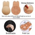 thumbnail image 4 of Diámetro 11cm Sujetador invisible Adhesivo Sujetador sin tirantes Push Up Sujetador adhesivo sin espalda Regalo kaili Sencillez, 4 of 5