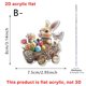 thumbnail image 2 of 2D Planar Acrylic Bohemian-style Easter Acrylic Decorative Pendant, 2 of 7