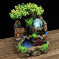 thumbnail image 2 of Table Ornament, Innovative Resin Desktop Fountain, For Office 220V EU Plug, 2 of 8