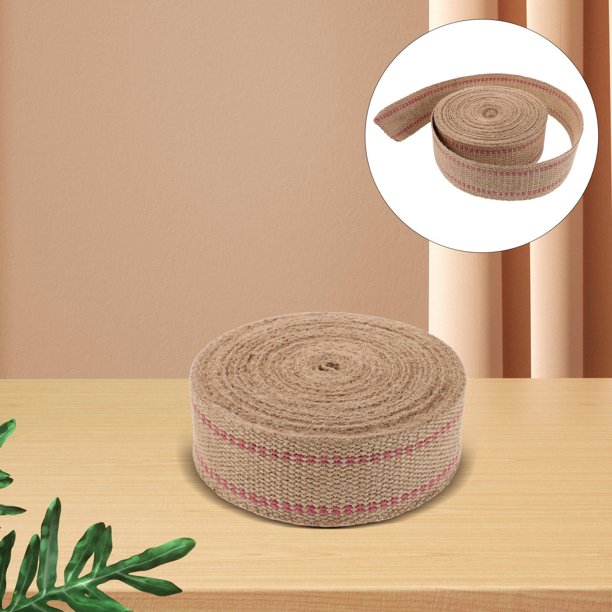 TEHAUX Decorativa Y Resistente De Yute Para Tapicería Ideal Para Reparación Y Uso Exterior