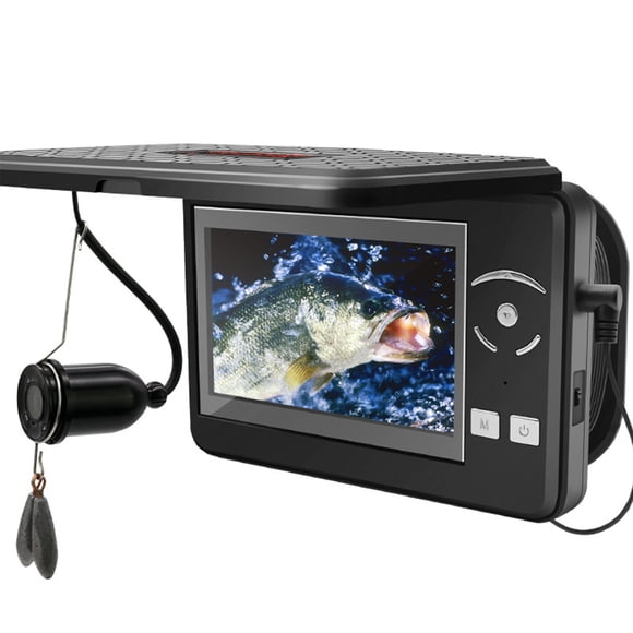 yeacher 4.3" LCD Fish Finder with Waterproof Camera, 15m Cable, 940nm IR LEDs, IP68 Rating, 110° Viewing Angle, 4000mAh Battery, Portable Carry Bag Included