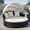 Off White, variant on Resenkos Multi‑Purpose Round Clamshell Outdoor Daybed Lounger, PE Rattan Patio Sofa Furniture, Retractable Sun Protection Canopy, Reinforced Heavy‑Duty Metal Frame, Washable Plush Cushions, Navy