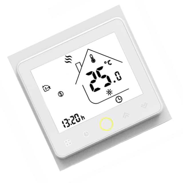 Termostato Irfora Termostato inteligente Controlador de temperatura Intellight 5A Calefacción por suelo radiante para el hogar Sin Wi-Fi - Blanco Irfora Termostato