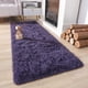 thumbnail image 3 of Alfombra Chicrug de 61x152 cm en Peluche Suave Gris Púrpura, 3 of 7