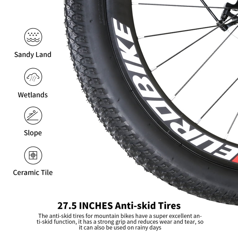 Eurobike X1 27.5 inch Mountain Bike, 21 Speed, Aluminum Frame