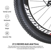 Eurobike X1 27.5 inch Mountain Bike 21 Speed Gears Front Suspension Bicycle Bikes Men Woman Red