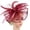 Z2 Hot Pink, variant on GILIGEGE Women Fascinator Hat, 2026 Tea Party Headwear with Ribbons Feathers, Mesh Veil Flower Design Clip, Elegant Derby Cocktail Wedding Fancy Dress, Lightweight Hair Accessories Hot Pink