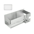 thumbnail image 1 of Punch-Free Shower Shelf 304 Stainless Steel Kitchen Storage Rack Wall-Mounted Bathroom Holder Wall-Mounted Kitchen Organizer Draining Bracket for Home Bathroom Kitchen, 1 of 10