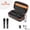 A, variant on Hard Shell Dual Wireless Microphone Carrying Case, Waterproof EVA Travel Bag With Custom Fit Foam For 2 Microphones & Receiver, Shockproof Portable Storage Organizer