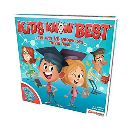 PRESSMAN Kids Know Best Trivia Party Game (Best Apple Games For Kids)