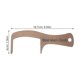 thumbnail image 3 of Peine y cepillo de madera divertidos para hombres calvos Cepillo de pelo de broma Cepillo de madera sin pelo para hombres Herramienta de cuidado para la caída del cabello, 3 of 8