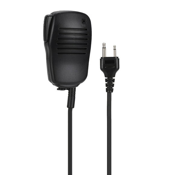 Haut-parleur Micro Radio Bidirectionnel, Clip Rotatif à 360°, Son Clair, Haut-Parleur Micro Noir, Boîtier Solide, Communication Précise pour la Conduite