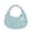 bright solid colors, variant on Women Retro Polka Dot Hobo Shoulder Bag, Glossy Leather Mini Crescent Handbag with Detachable Crossbody Strap, Fashion Casual Small Underarm Purse for Daily Shopping Dating Travel