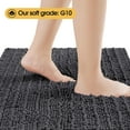 thumbnail image 2 of HAKUNA Upgrade Extra Large Grey Bathroom Rug Set 2 Pieces 32"x20"+24"x17" Ultra Soft, Thick Absorbent Bath Mats, Non Slip Chenille Toilet Mat for Bathroom, Bedroom, Kitchen, 2 of 7