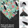 thumbnail image 3 of Boston Terrier Floral Flowers Kitchen Rugs Sets Of 3,Kitchen Runner Rugs Non Skid Washable,Decorative Kitchen Floor Mats for Kitchen,Sink,Laundry,17"x30"+ 17"x47" + 17"x59", 3 of 6