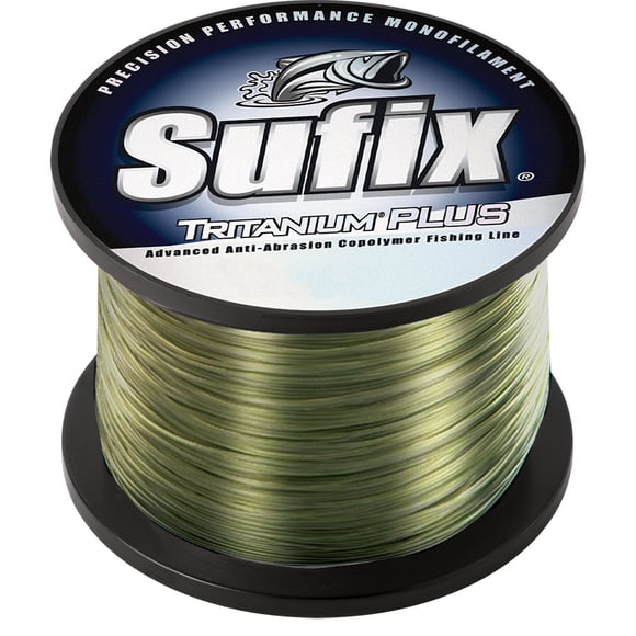 Línea de pesca Sufix Tritanum Plus™, 14 libras, verde oscuro, 1000 m
