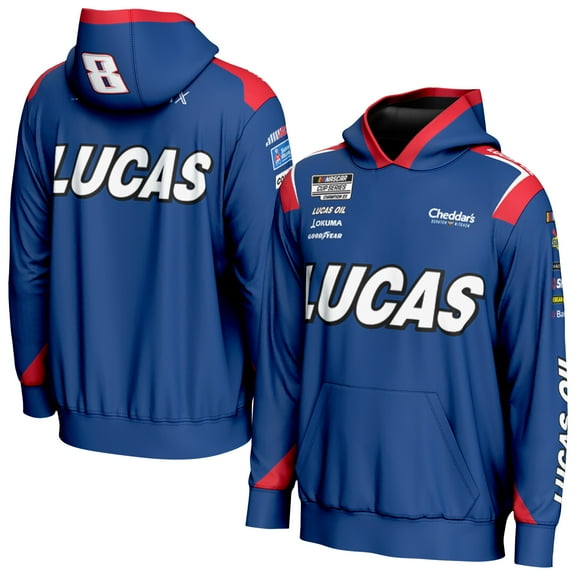 Youth ProSphere Blue Kyle Busch Allover Print Hoodie Sweatshirt