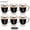 6PCS, variant on 2/4/6PCS 350ML Double Wall Glass Coffee Mug With Handle Transparent Glass Cappuccino Cup Coffee Milk Tea Juice Tea Cup