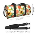 thumbnail image 4 of XMXT Unisex Large Sports Tote Gym Bag for Women, Colorful Peach Print Weekenders Bags Travel Bag, 4 of 8
