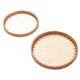 thumbnail image 4 of 2pcs Woven Snack Serving Tray Round Traditional Handmade Art Style Rattan Decorative Tray for Food Fruit, 4 of 4