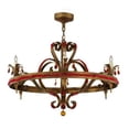 thumbnail image 3 of Meyda Tiffany 135985 Grosetto 6 Light 39" Wide Beaded Candle Style Chandelier - Gold, 3 of 5