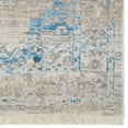 thumbnail image 2 of RUGSOTIC CARPETS Machine Woven Crossweave AREA RUGS - 3'11''x5'10'', Rectangle,Ivory Blue,Classic Oriental Traditional , Low Pile Machine Made Area Rugs for Living Room, Bed Room (M00085), 2 of 6