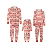 Lazybaby Family Matching Christmas Pajamas Women Hooded Jammies Men Clothes Sleepwear Long Sleeve Pjs