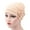 Beige, variant on Ludlz Women Rose Flowers Decor Beanie Cap Snood Hat Fashion Headwrap Headwear Gift