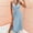 Light Blue, variant on Rciityk Women's Summer Off the Shoulder Long Formal Dresses Sleeveless Ruched Bodycon Wedding Guest Slit Party Club Maxi Dress