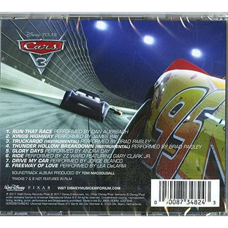 Cars 3 Soundtrack CD Walmart