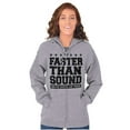 thumbnail image 3 of US Air Force USAF Faster Than Sound Zip Up Hoodie Men's Women's Brisco Brands L, 3 of 6