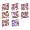 thumbnail image 4 of STIFFIE Whipline Solid Yellow/Purple 3" Alpha-Numeric Registration Identification Numbers Stickers Decals for Boats & Personal Watercraft, 4 of 8