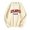 Beige, variant on Autumn Winter O Neck Solid Color Prints Long Sleeve Pullover Sweatshirt Two Piece Outfit Light Peach Sweatshirt Light Zip Hoodie Women Neck Sweatshirts for Women Fit Sweatshirts for Women Crop